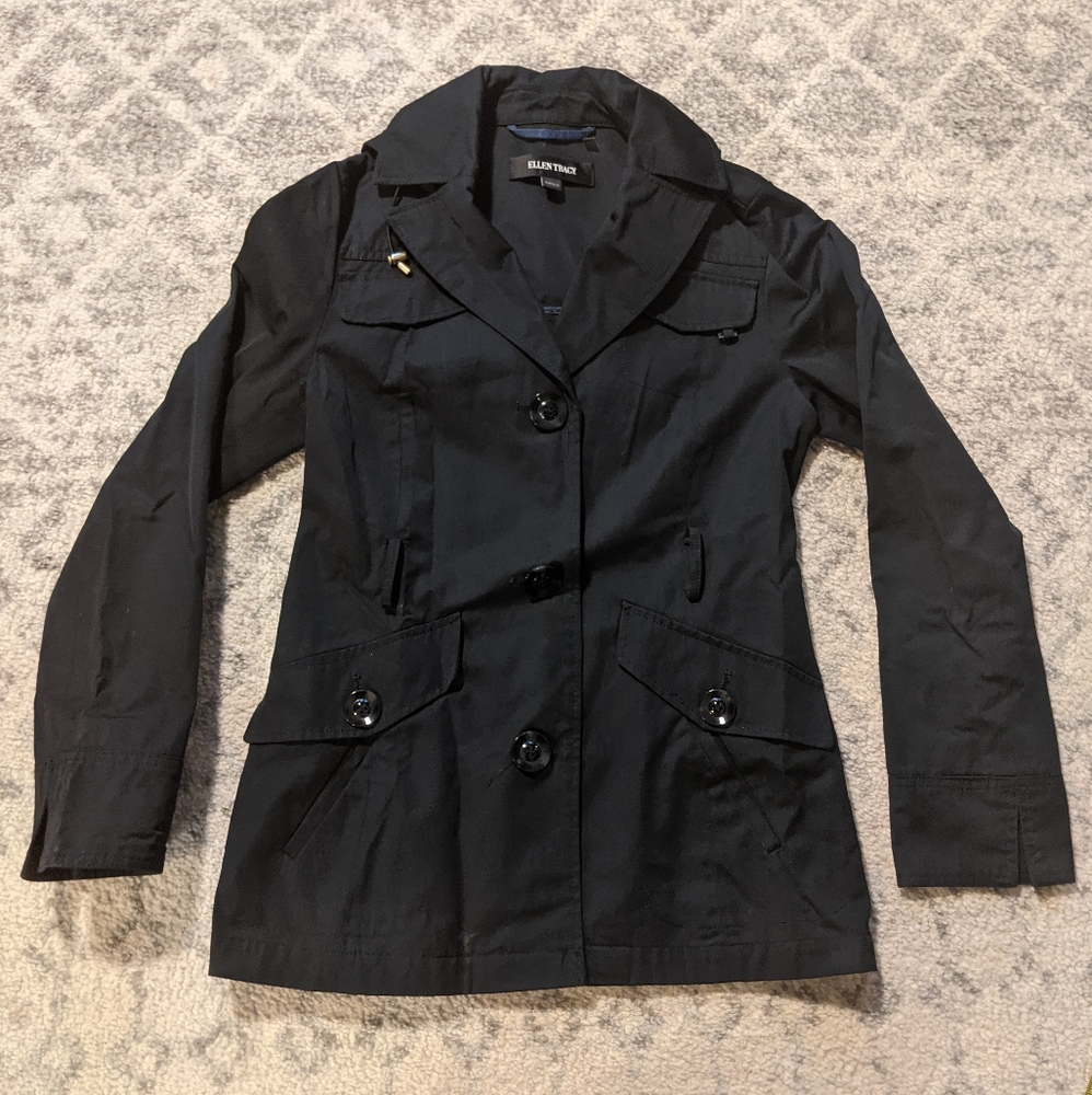 Ellen Tracy Rain Jacket XS